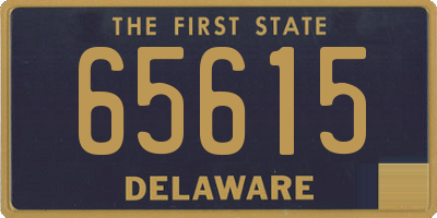 DE license plate 65615