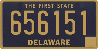 DE license plate 656151
