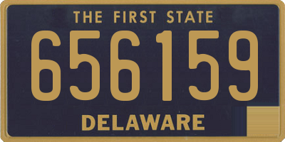 DE license plate 656159