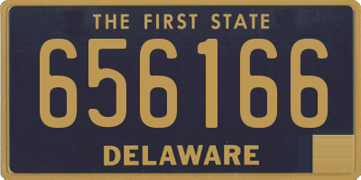 DE license plate 656166