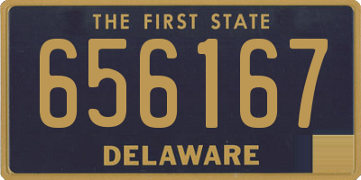 DE license plate 656167