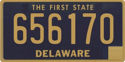 DE license plate 656170