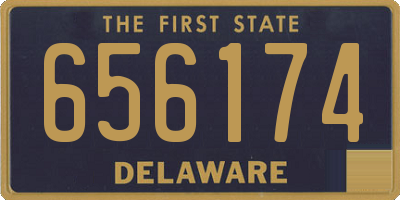 DE license plate 656174