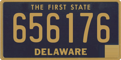 DE license plate 656176