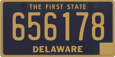 DE license plate 656178