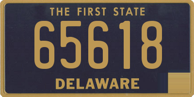 DE license plate 65618