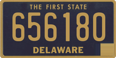 DE license plate 656180