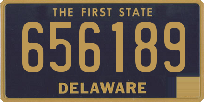 DE license plate 656189