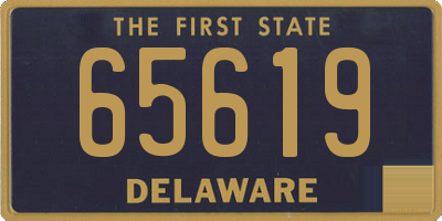 DE license plate 65619