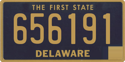 DE license plate 656191