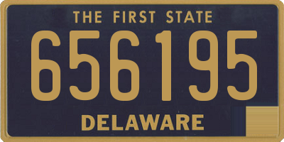 DE license plate 656195