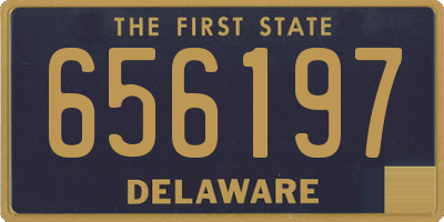 DE license plate 656197