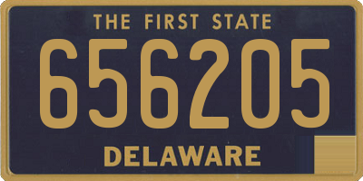 DE license plate 656205