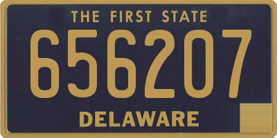 DE license plate 656207