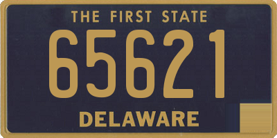 DE license plate 65621