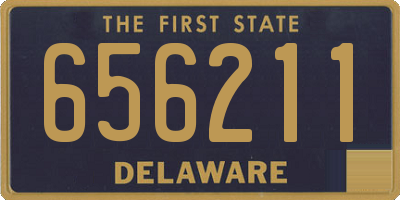 DE license plate 656211