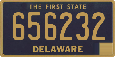 DE license plate 656232