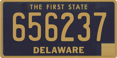 DE license plate 656237