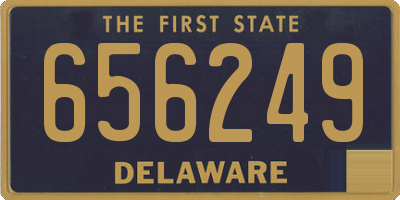 DE license plate 656249