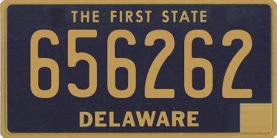 DE license plate 656262