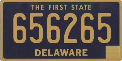 DE license plate 656265