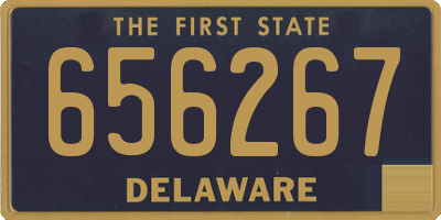 DE license plate 656267