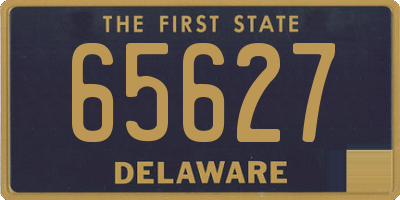 DE license plate 65627