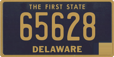 DE license plate 65628