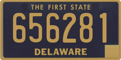 DE license plate 656281