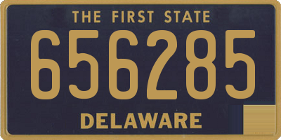 DE license plate 656285