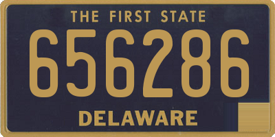 DE license plate 656286