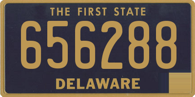 DE license plate 656288