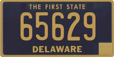 DE license plate 65629