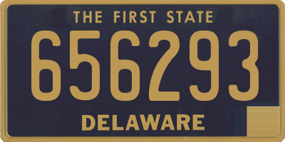 DE license plate 656293