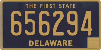 DE license plate 656294