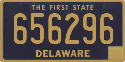 DE license plate 656296