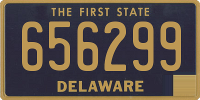 DE license plate 656299