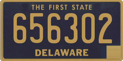 DE license plate 656302