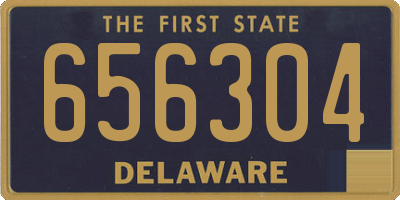 DE license plate 656304