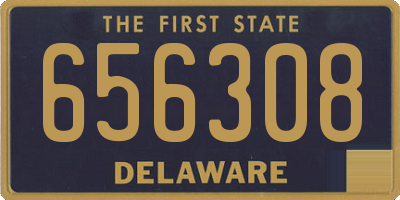 DE license plate 656308