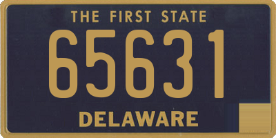 DE license plate 65631