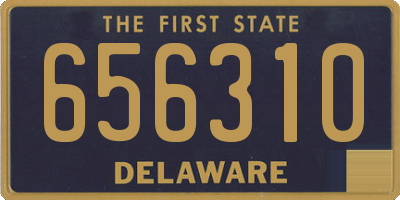 DE license plate 656310