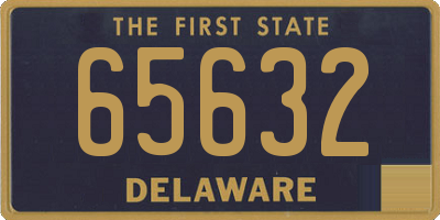 DE license plate 65632