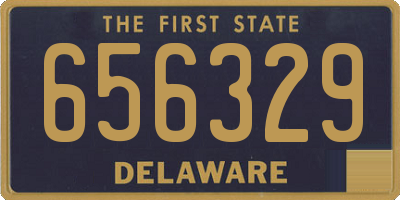 DE license plate 656329