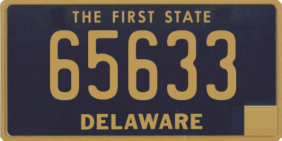 DE license plate 65633