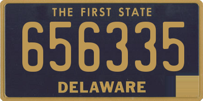 DE license plate 656335