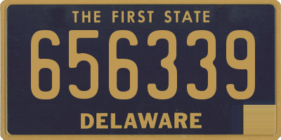 DE license plate 656339
