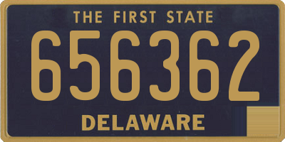 DE license plate 656362
