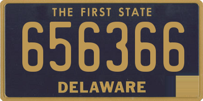 DE license plate 656366