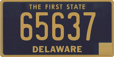DE license plate 65637